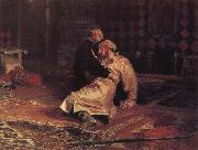 Ivan the Terrible and his Son on 16 November 1581 Ilya Repin